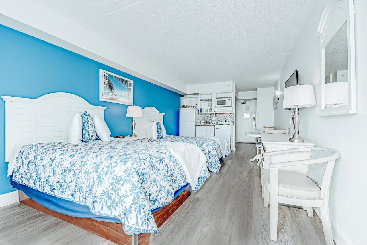 Ocean Front Comfy Condo W/Kitchen, Sleeps 4, Snowbird Paradise Миртл-Бич Экстерьер фото