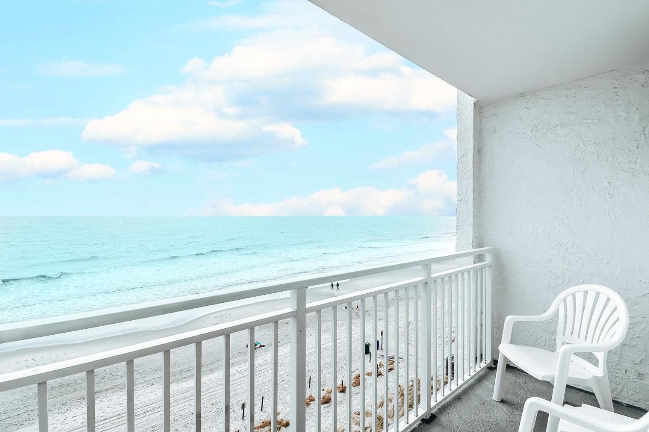 Ocean Front Comfy Condo W/Kitchen, Sleeps 4, Snowbird Paradise Миртл-Бич Экстерьер фото