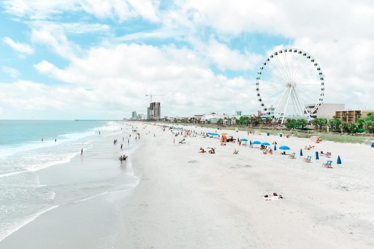 Ocean Front Comfy Condo W/Kitchen, Sleeps 4, Snowbird Paradise Миртл-Бич Экстерьер фото